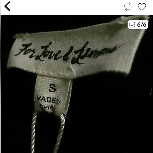 For Love And Lemons Black Lace Long Sleeve Dress - Picture 4 of 4